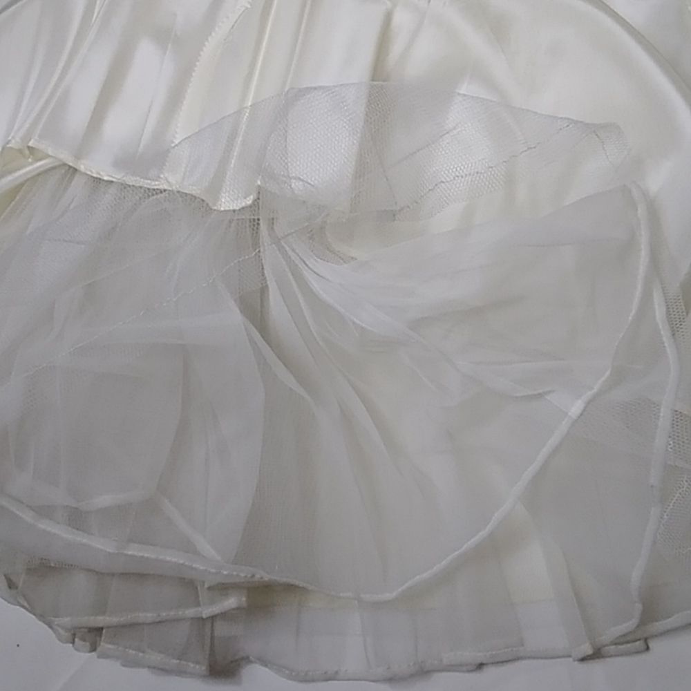 White Vintage Wedding Women Dress Size S Appropriate - Picture 6 of 15